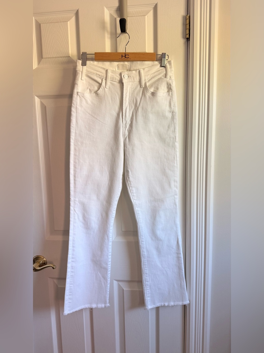 MOTHER Denim The Hustler Ankle Fray